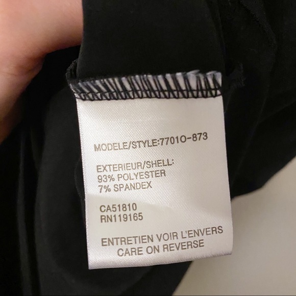 Tribal Black Blouse With Gold Hardware - Picture 5 of 6